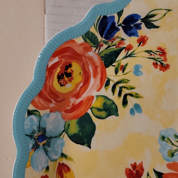 NWT Set of 4 Pioneer Woman Melamine, Delaney Plates - Picture 5 of 14